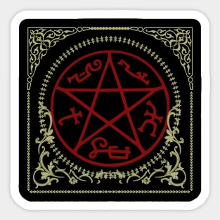 Devil's trap  supernatural Sticker